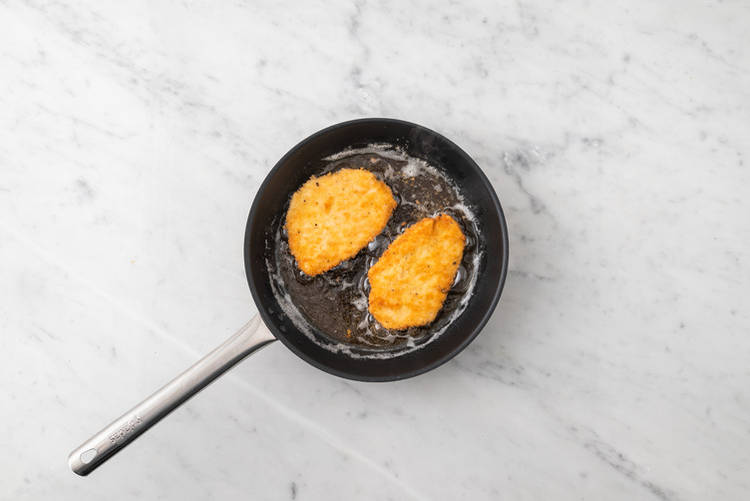 Crumb and Fry the Chicken