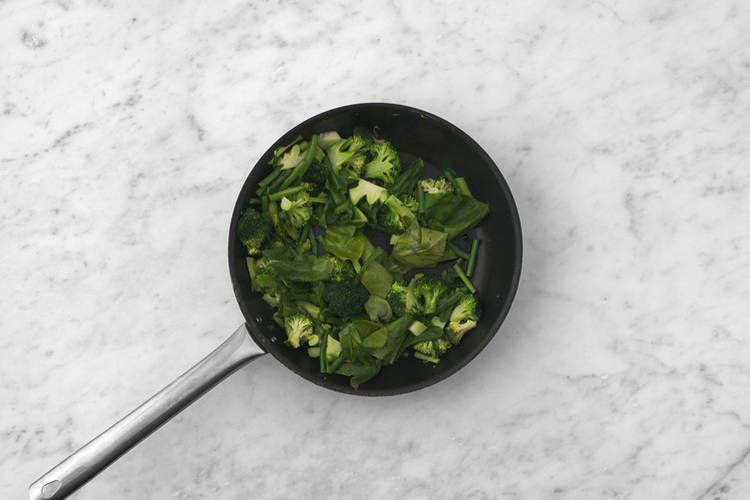 Get prepped & cook the veggies