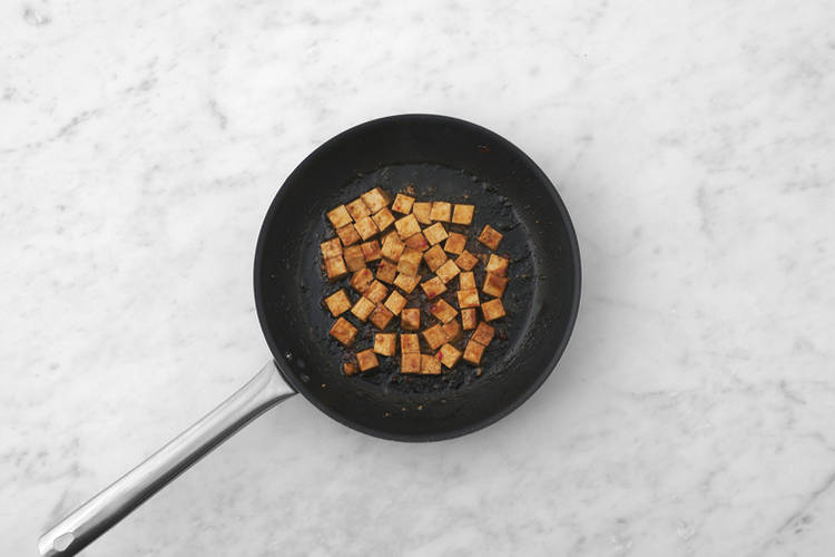 Cook the tofu