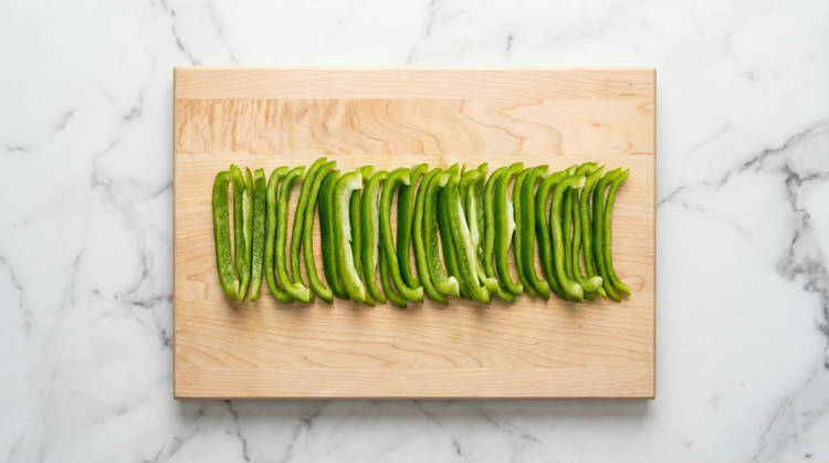 Prep & Cook Bell Pepper
