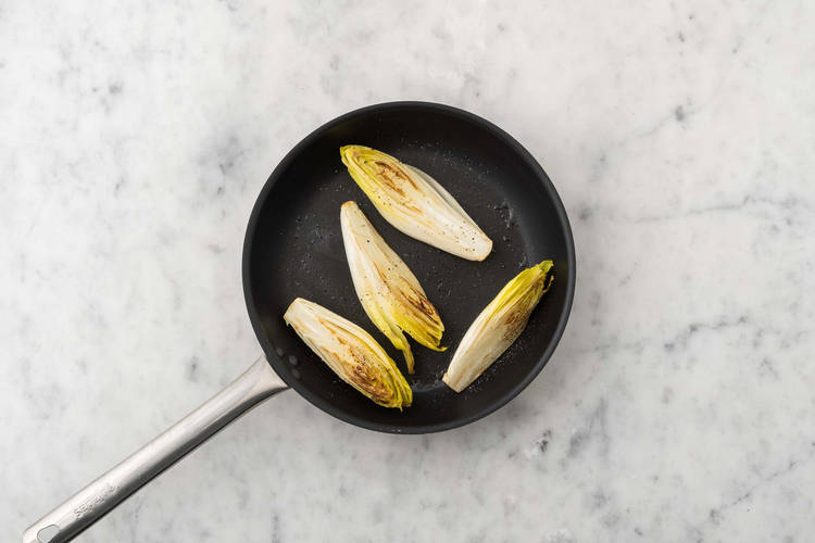 Fry the endive