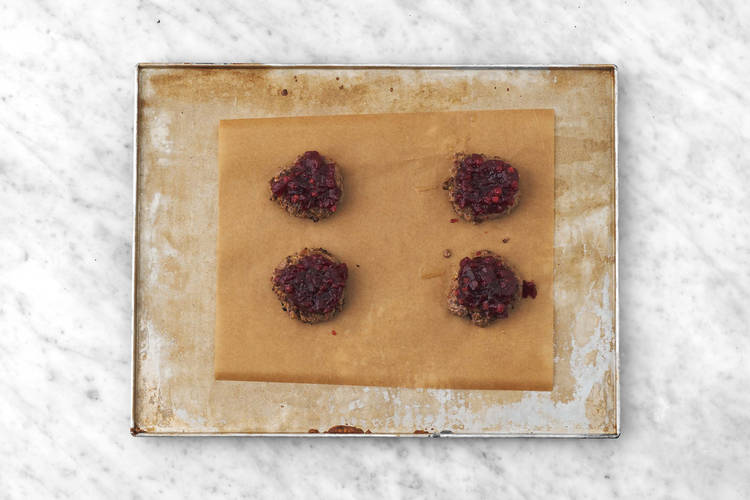 Finish Impossible® Burger Patties and roast zucchini