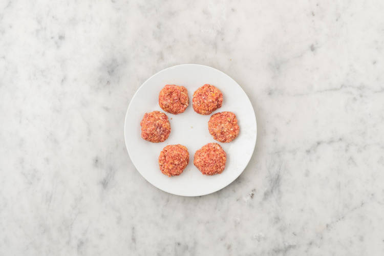 Prep the rissoles 