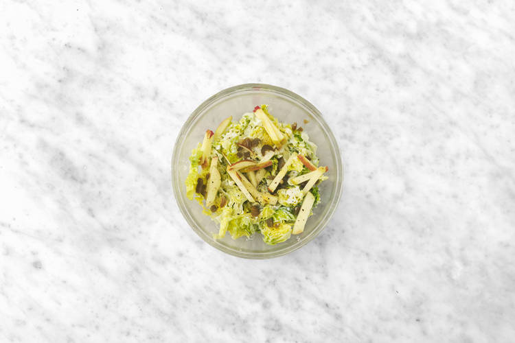 Assemble the slaw