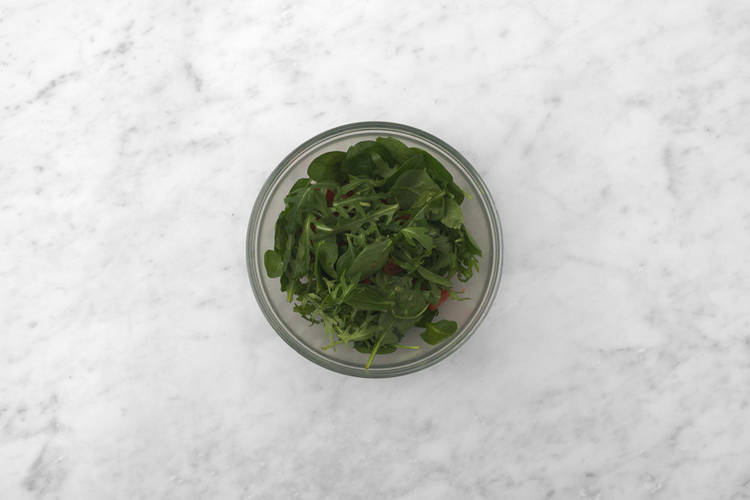 Dress the salad