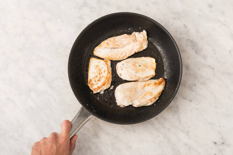 Cook the chicken