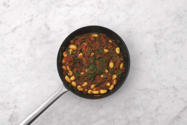 Cook the pork & bring it all together