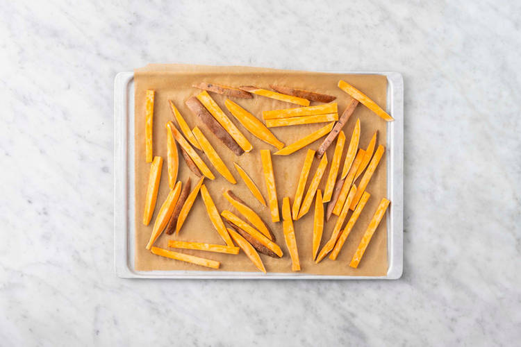 Cook the Sweet Potato Fries