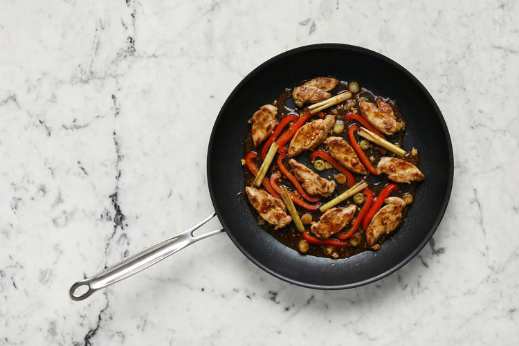Finish stir-fry