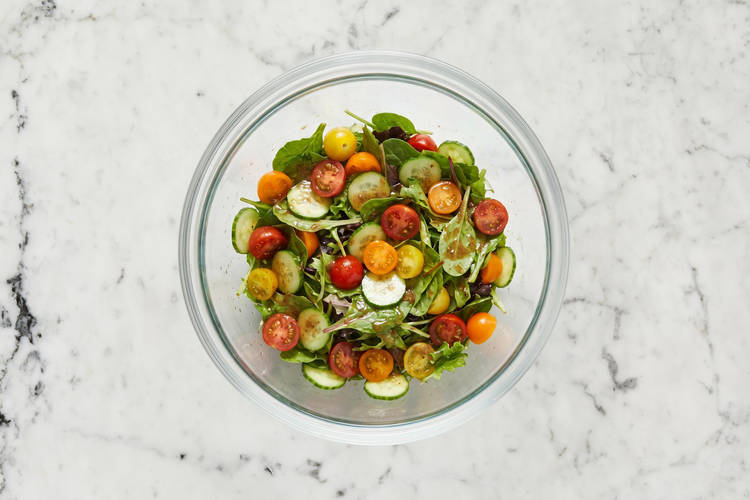 Assembler la salade