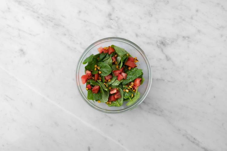 Assembler la salade