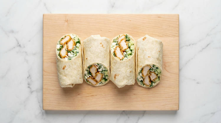 Warm Tortillas & Assemble Wraps