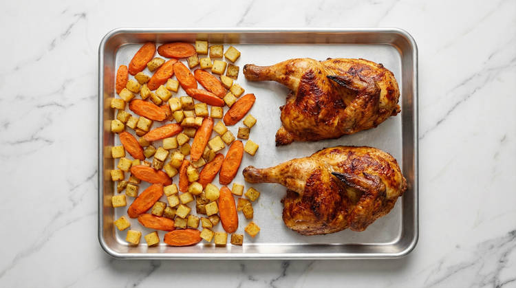 Roast Chicken & Veggies