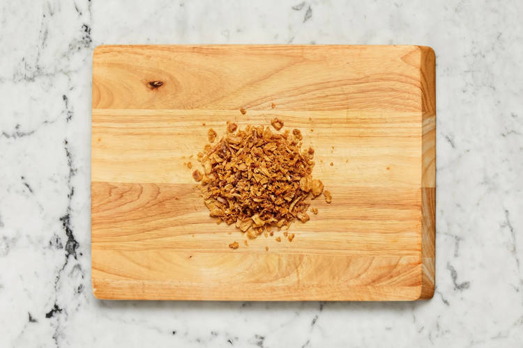 Préparer la garniture