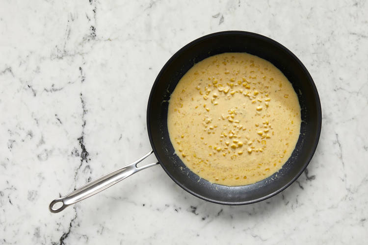 Préparer le maïs au fromage