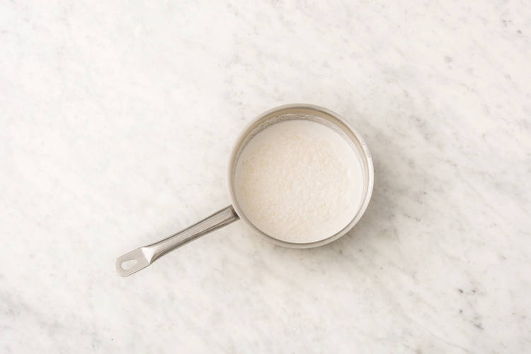 Cook the coconut rice