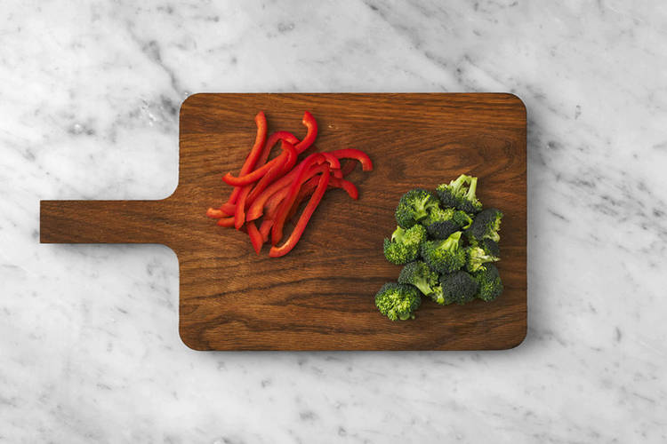 Cook the veggies