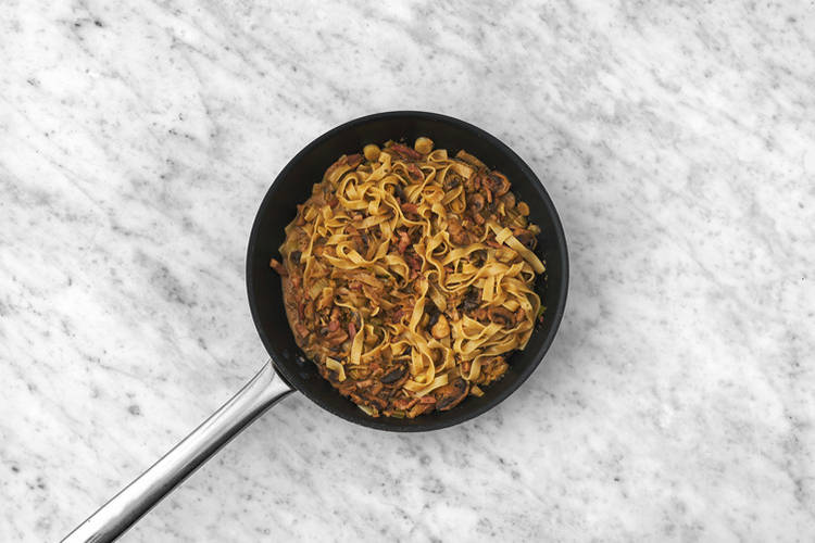 Add the pasta