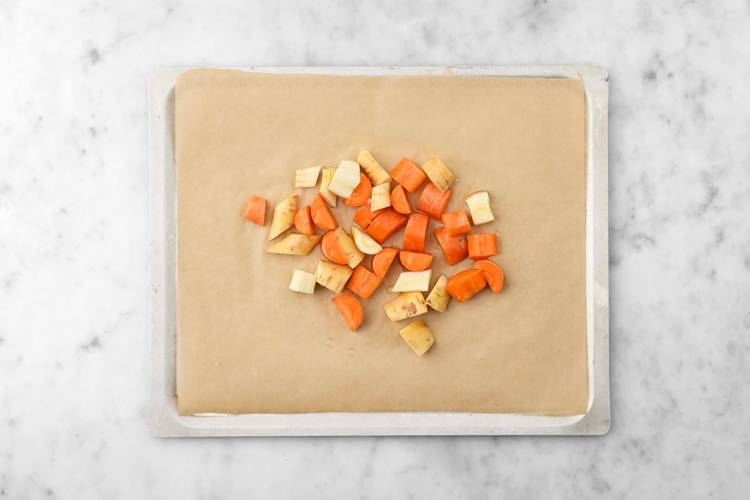 Roast the veggies