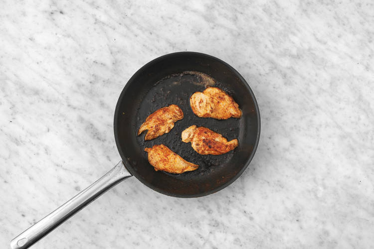 Cook the salmon