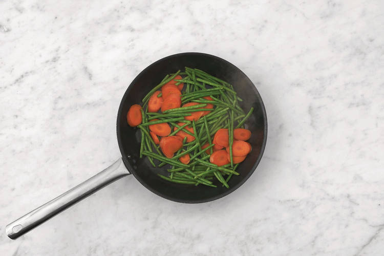 Get prepped & cook the veggies