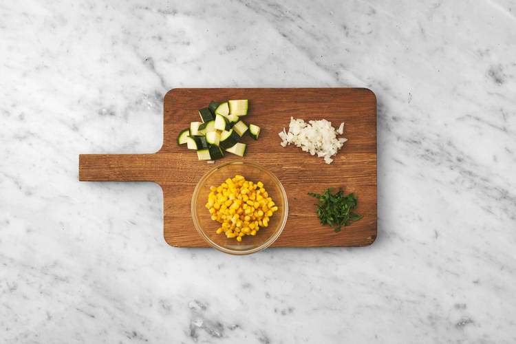 Forbered grøntsager