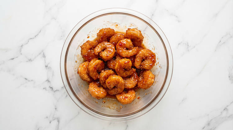 Warm Tortillas & Finish Shrimp