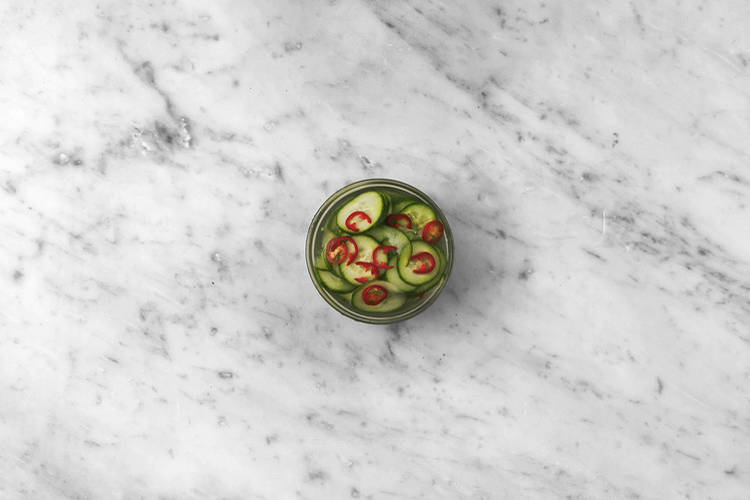 Make the spicy pickles