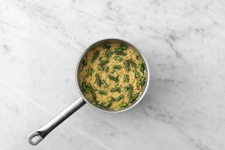 Blanch the Asparagus