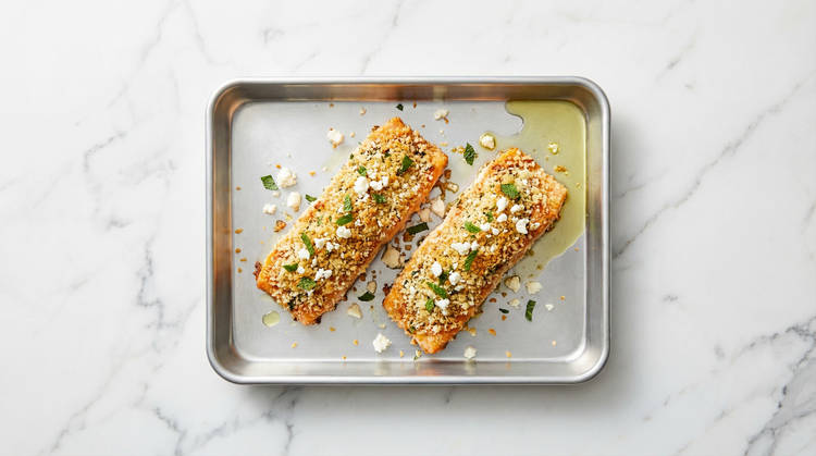 Finish Panzanella & Roast Salmon