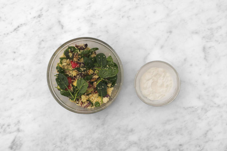 Bland inn grønnsaker