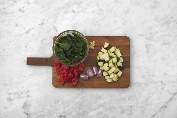 Forbered grønnsaker