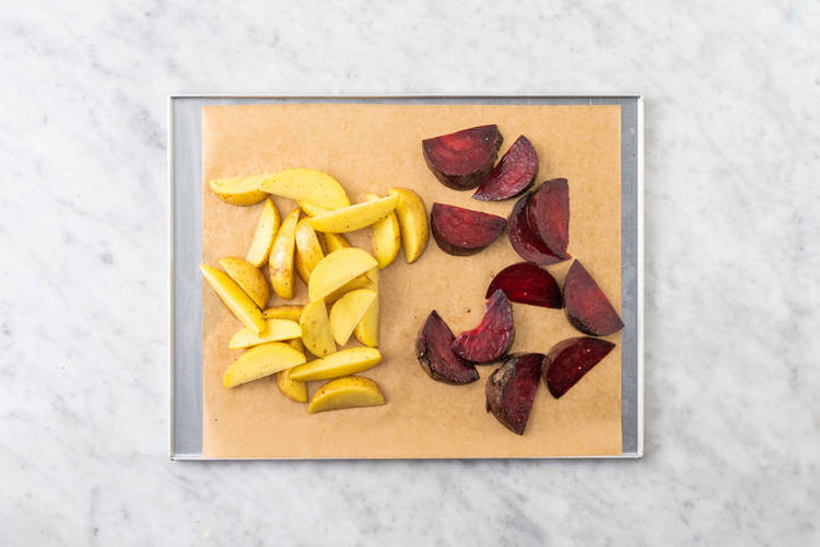 Aardappelwedges maken