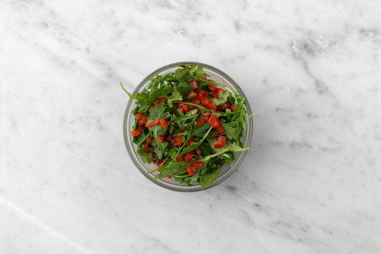 Préparer la salade
