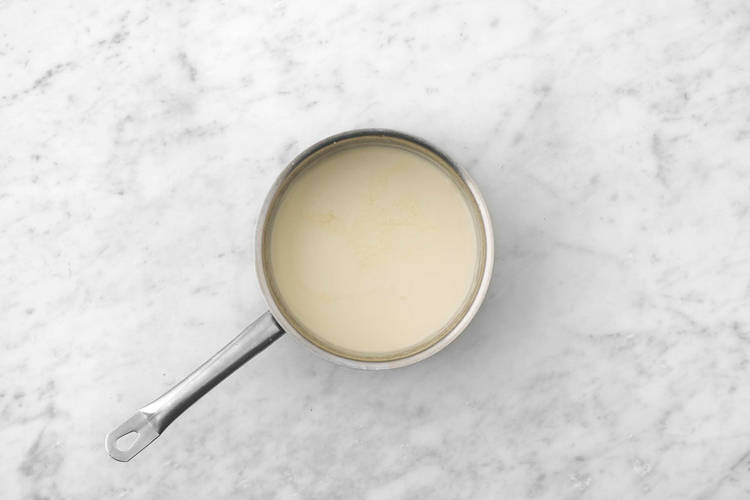 Make the béchamel sauce 