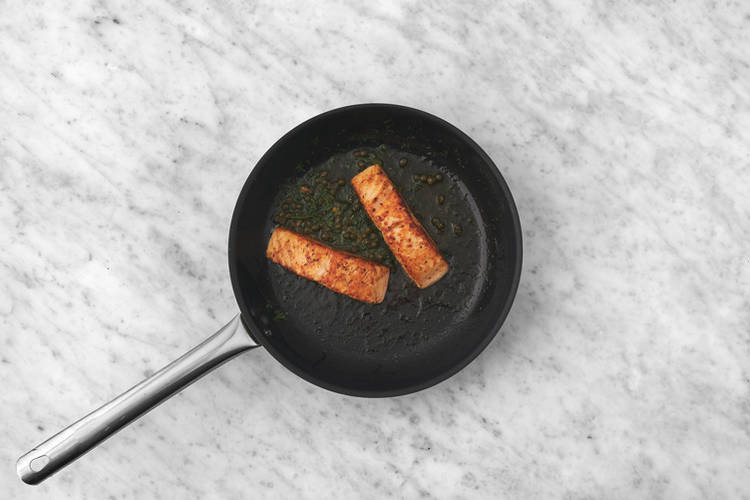 Cook the barramundi 