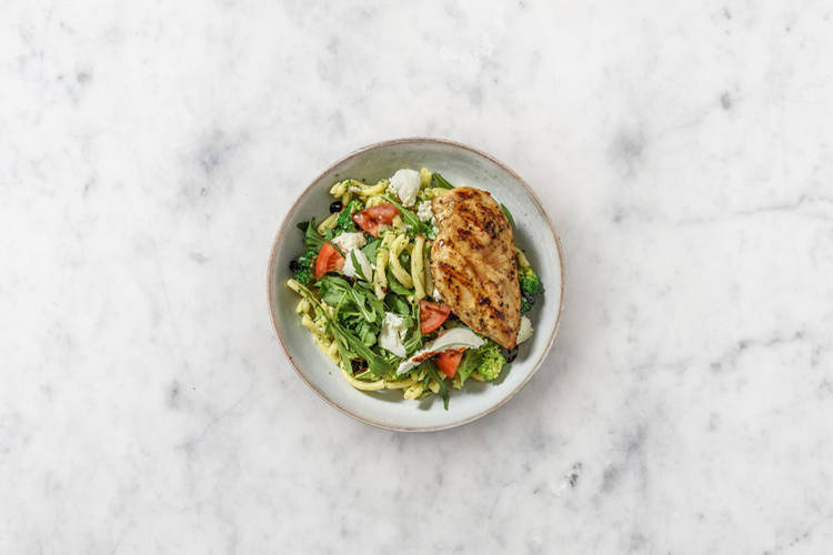 Hähnchen braten & Anrichten