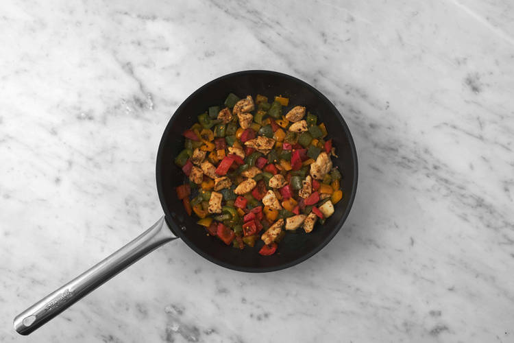 Hähnchen glasieren