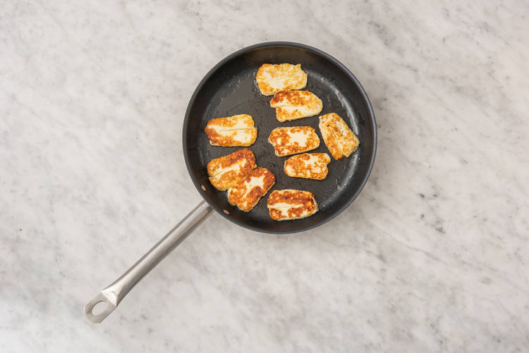Halloumi braten