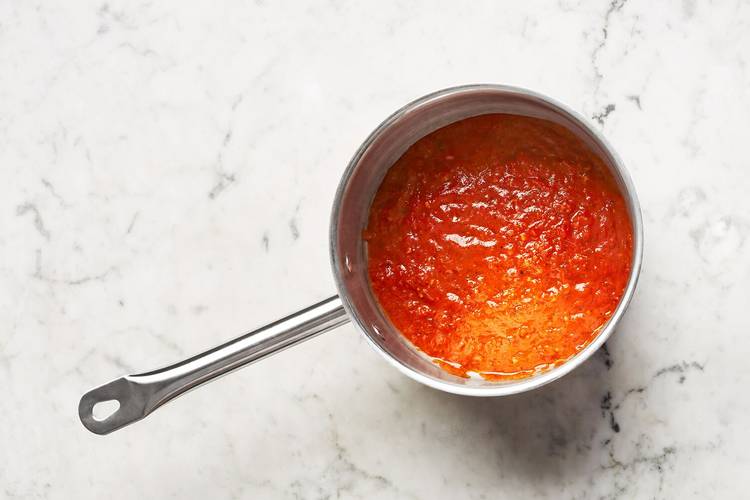 Préparer la sauce marinara