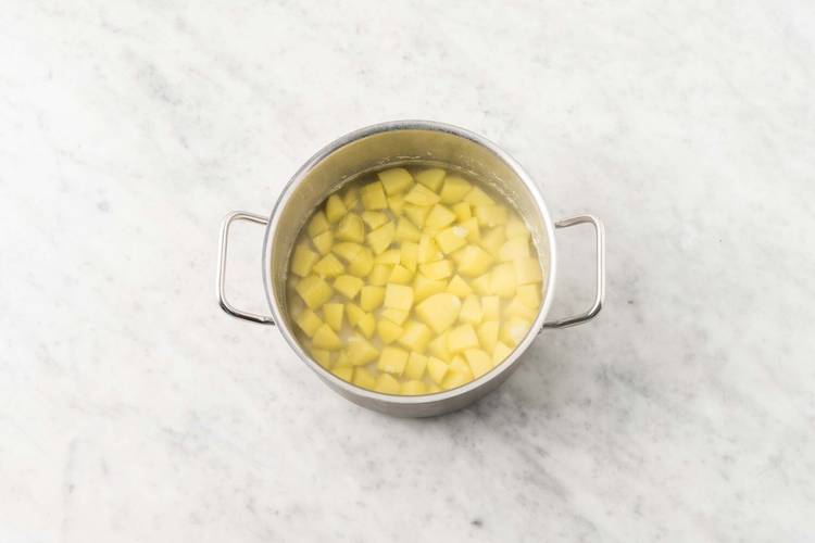 Start mashed potatoes