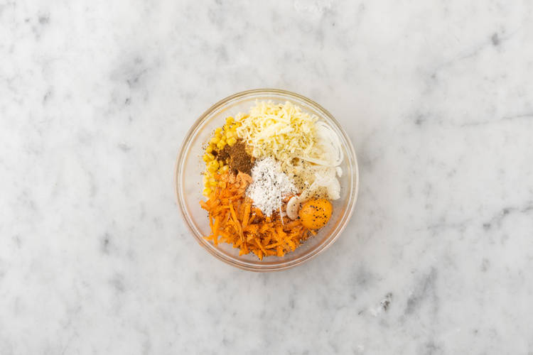Make the fritter mixture