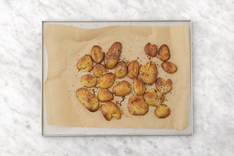Finish the potatoes