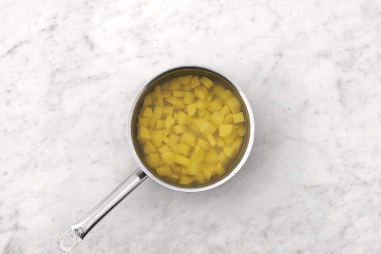 Boil the potato