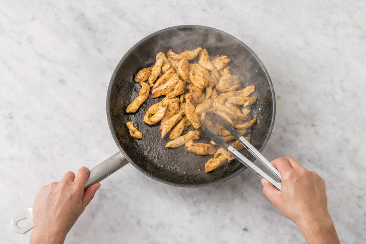 Cook the chicken