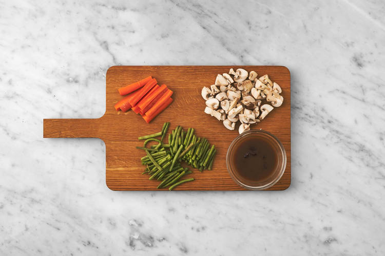 Forbered grønnsaker