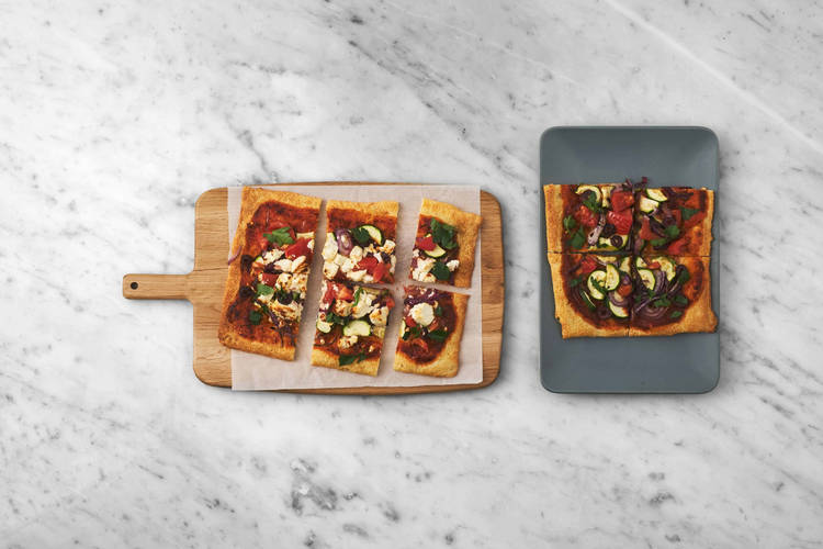 Legg på pizzatopping