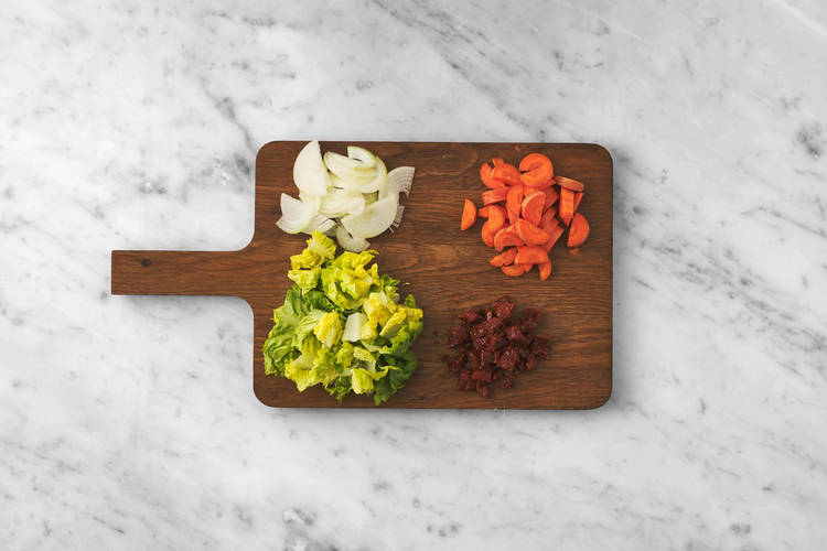 Forbered grønnsaker