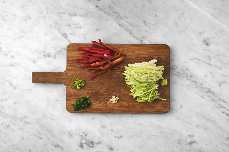 Forbered grønnsaker