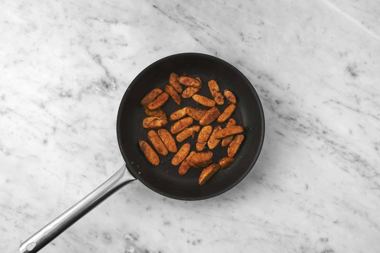 Stek plantebaserte kyllingbiter